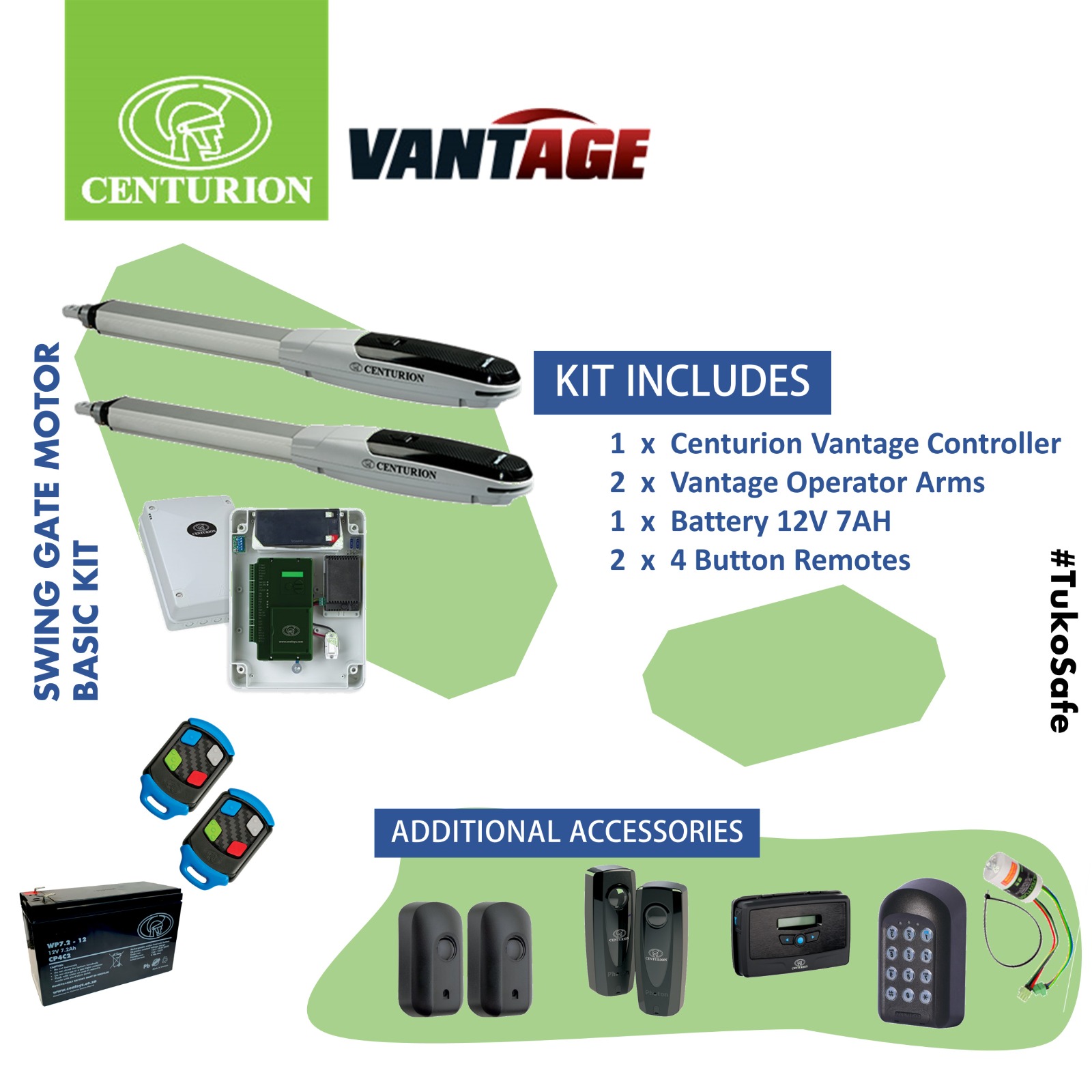 Vantage Swing Gate Motor Basic Kit